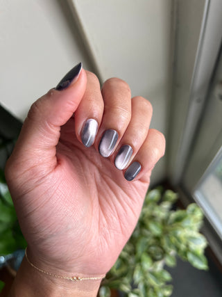 Image provided for Bee's Knees by a paid swatcher featuring the nail polish " Bartholomew "