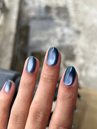 Image provided for Bee's Knees by a paid swatcher featuring the nail polish " Your Dream is at an End "