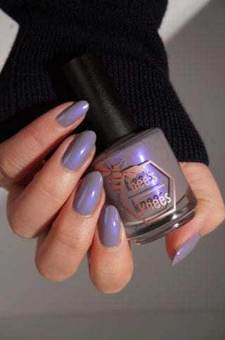 Image provided for Bee's Knees by a paid swatcher featuring the nail polish " But I Felt Cold, so Cold "