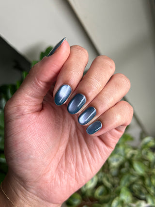 Image provided for Bee's Knees by a paid swatcher featuring the nail polish " Your Dream is at an End "