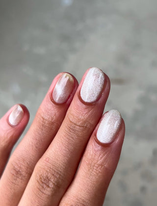 Image provided for Bee's Knees by a paid swatcher featuring the nail polish " And Yet "