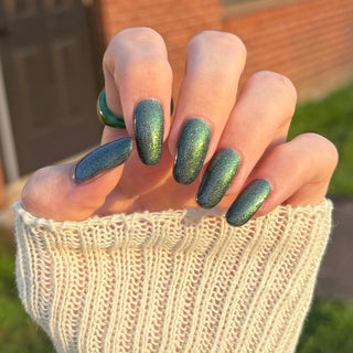 Image provided for Bee's Knees by a paid swatcher featuring the nail polish " Ascension "
