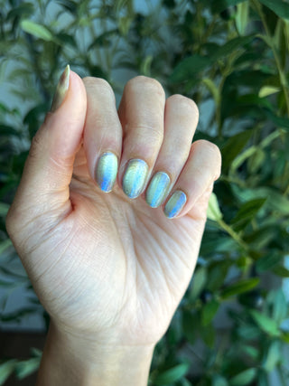 Image provided for Bee's Knees by a paid swatcher featuring the nail polish " There is Nothing But Stone "