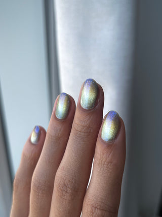 Image provided for Bee's Knees by a paid swatcher featuring the nail polish " There is Nothing But Stone "