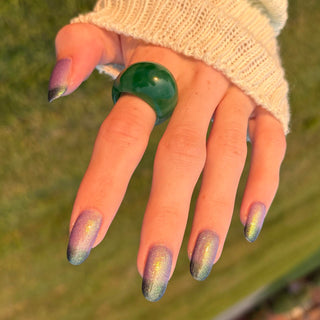 Image provided for Bee's Knees by a paid swatcher featuring the nail polish " Ascension "