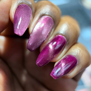 Image provided for Bee's Knees by a paid swatcher featuring the nail polish " I'm Prettier Than that Bitch Ever Was "