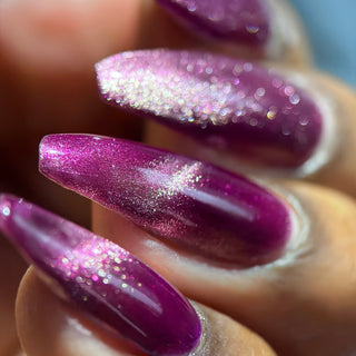 Image provided for Bee's Knees by a paid swatcher featuring the nail polish " I'm Prettier Than that Bitch Ever Was "