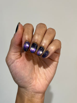 Image provided for Bee's Knees by a paid swatcher featuring the nail polish " Soon You Will Not Have to Drown "