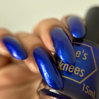 Image provided for Bee's Knees by a paid swatcher featuring the nail polish " Immortality "