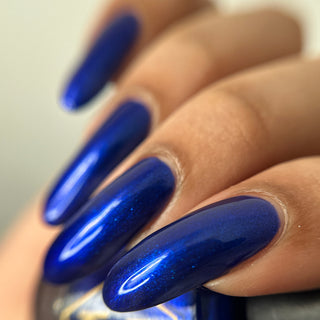 Image provided for Bee's Knees by a paid swatcher featuring the nail polish " Immortality "