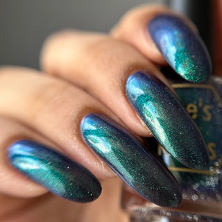 Image provided for Bee's Knees by a paid swatcher featuring the nail polish " Clarity "