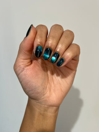 Image provided for Bee's Knees by a paid swatcher featuring the nail polish " Even Death Bears its Flowers "
