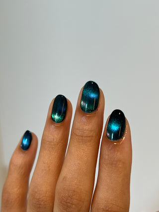 Image provided for Bee's Knees by a paid swatcher featuring the nail polish " Even Death Bears its Flowers "