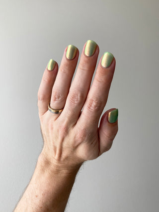 Image provided for Bee's Knees by a paid swatcher featuring the nail polish " I Will Be Your Undoing "