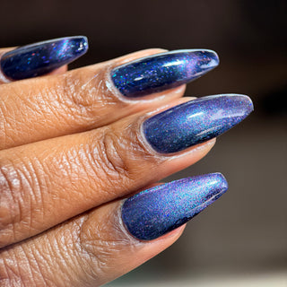 Image provided for Bee's Knees by a paid swatcher featuring the nail polish " The Body Remembers "