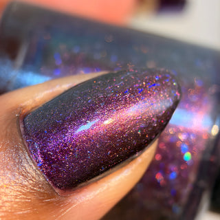 Image provided for Bee's Knees by a paid swatcher featuring the nail polish " Have Care for My Virtue "