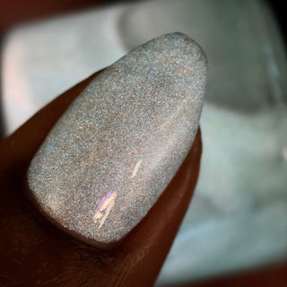 Image provided for Bee's Knees by a paid swatcher featuring the nail polish " And Yet "