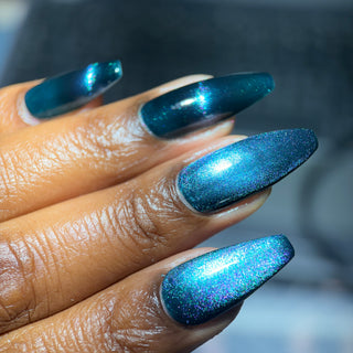 Image provided for Bee's Knees by a paid swatcher featuring the nail polish " Even Death Bears its Flowers "