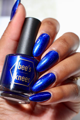 Image provided for Bee's Knees by a paid swatcher featuring the nail polish " Immortality "