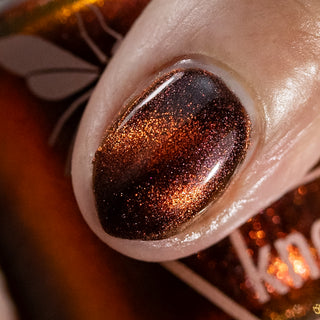 Image provided for Bee's Knees by a paid swatcher featuring the nail polish " The Crown Prince "