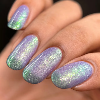 Image provided for Bee's Knees by a paid swatcher featuring the nail polish " Ascension "