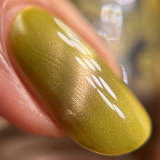 Image provided for Bee's Knees by a paid swatcher featuring the nail polish " Happy Tuesday "