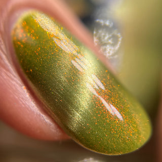 Image provided for Bee's Knees by a paid swatcher featuring the nail polish " This One is Declined "