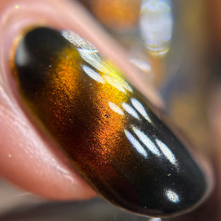 Image provided for Bee's Knees by a paid swatcher featuring the nail polish " Lease is Up "