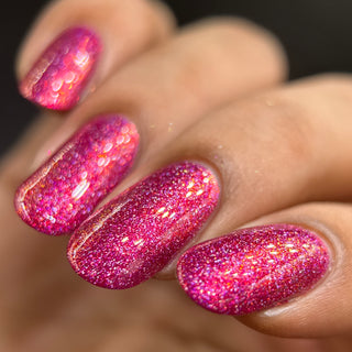 Image provided for Bee's Knees by a paid swatcher featuring the nail polish " Ma Fille "
