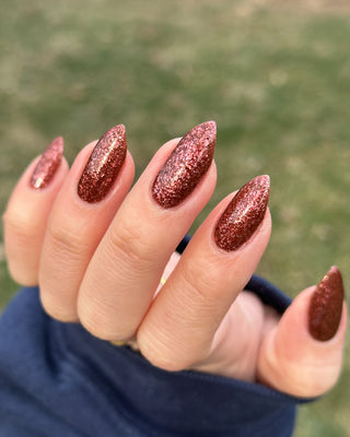 Image provided for Bee's Knees by a paid swatcher featuring the nail polish " The Narrow Limits of Academia "