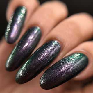 Image provided for Bee's Knees by a paid swatcher featuring the nail polish " Discord "