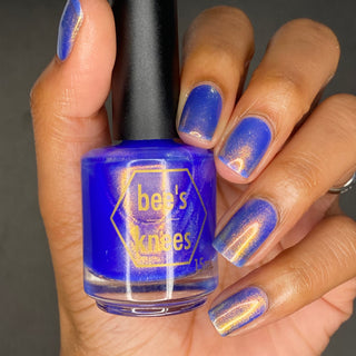 Image provided for Bee's Knees by a paid swatcher featuring the nail polish " Strength of Courage "