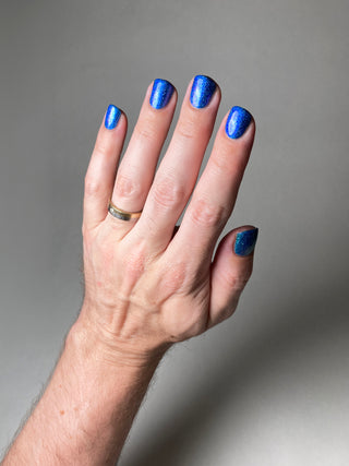 Image provided for Bee's Knees by a paid swatcher featuring the nail polish " Thalassophilia "