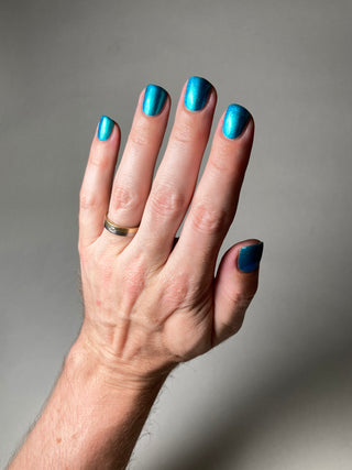 Image provided for Bee's Knees by a paid swatcher featuring the nail polish " Enchanted or Entitled? "