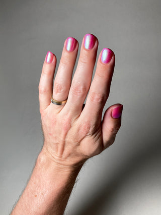 Image provided for Bee's Knees by a paid swatcher featuring the nail polish " Lamentation "