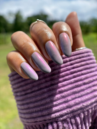 Image provided for Bee's Knees by a paid swatcher featuring the nail polish " But I Felt Cold, so Cold "