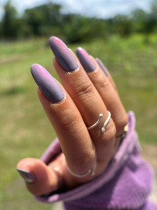 Image provided for Bee's Knees by a paid swatcher featuring the nail polish " But I Felt Cold, so Cold "