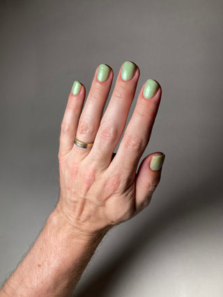 Image provided for Bee's Knees by a paid swatcher featuring the nail polish " Seafoam in my Blood "