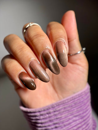 Image provided for Bee's Knees by a paid swatcher featuring the nail polish " She is Gone and I Long to Follow "