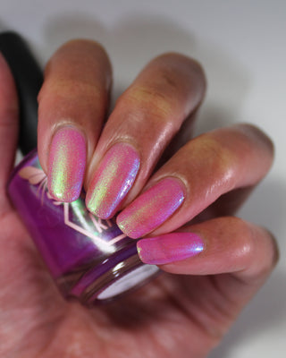 Image provided for Bee's Knees by a paid swatcher featuring the nail polish " Lamentation "