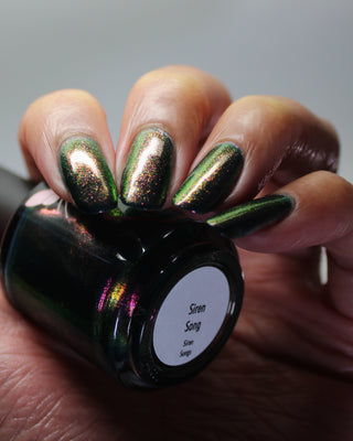 Image provided for Bee's Knees by a paid swatcher featuring the nail polish " Siren Song "
