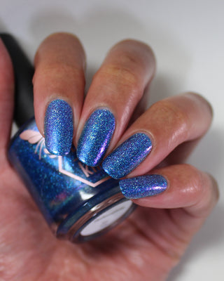 Image provided for Bee's Knees by a paid swatcher featuring the nail polish " Thalassophilia "