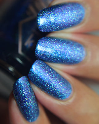 Image provided for Bee's Knees by a paid swatcher featuring the nail polish " Thalassophilia "