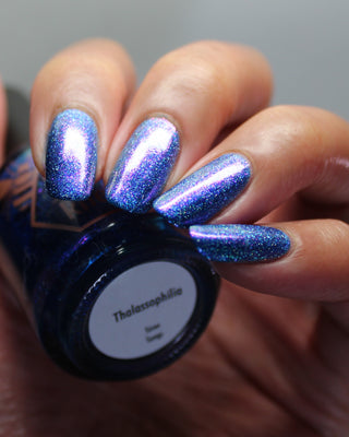 Image provided for Bee's Knees by a paid swatcher featuring the nail polish " Thalassophilia "