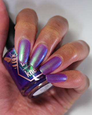 Image provided for Bee's Knees by a paid swatcher featuring the nail polish " Sea Hag Summer "