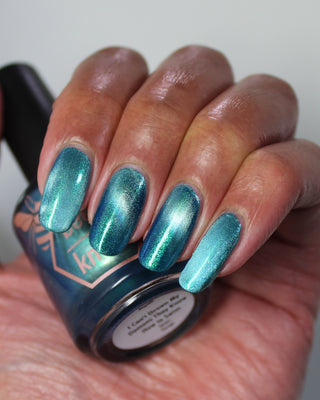 Image provided for Bee's Knees by a paid swatcher featuring the nail polish " I Can't Drown my Demons they Know How to Swim "