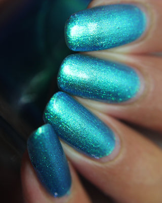 Image provided for Bee's Knees by a paid swatcher featuring the nail polish " Enchanted or Entitled? "