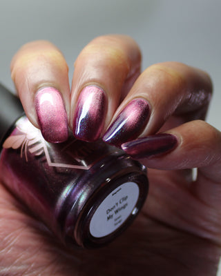 Image provided for Bee's Knees by a paid swatcher featuring the nail polish " Don't Clip my Wings "