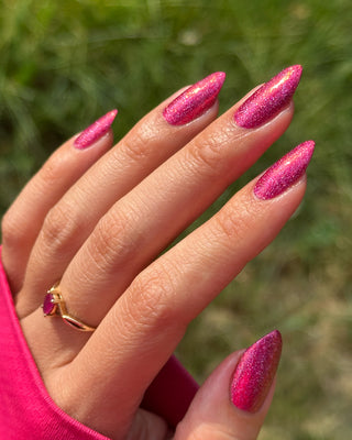 Image provided for Bee's Knees by a paid swatcher featuring the nail polish " Ma Fille "