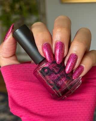 Image provided for Bee's Knees by a paid swatcher featuring the nail polish " Ma Fille "